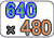 解像度640×480
