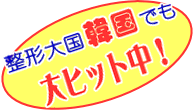 整形大国　韓国でも大ヒット！！お家でカンタンプチ整形