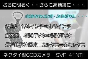 SVR-41NTi　ネクタイ型CCDカメラ
