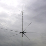 7/14/21/28/50MHz帯 5バンドグランドプレーンアンテナ(29MHz帯FM対応)【CP-5HS】の商品画像です。