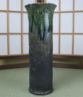 信楽焼き　花瓶　花器